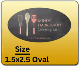 Business Cards Standard - 1.5x2.5 Oval